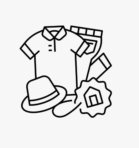 Collection de vêtements et mode