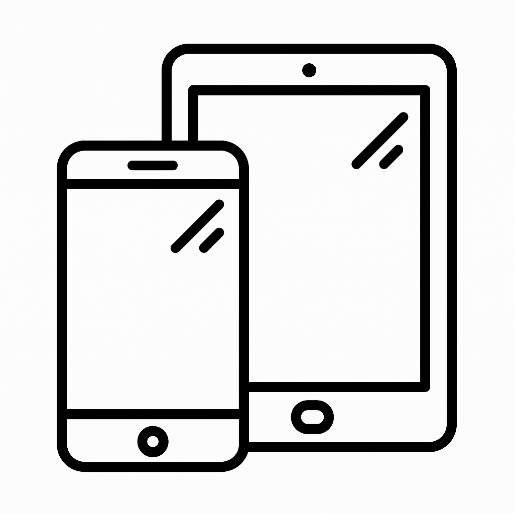 Smartphone et tablette dernière génération